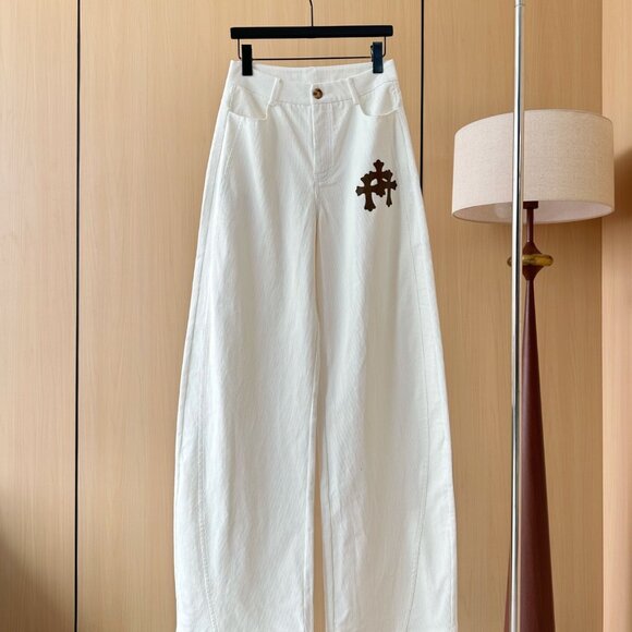 Chrome Hearts Pants - Chrome Hearts corduroy sickle pants